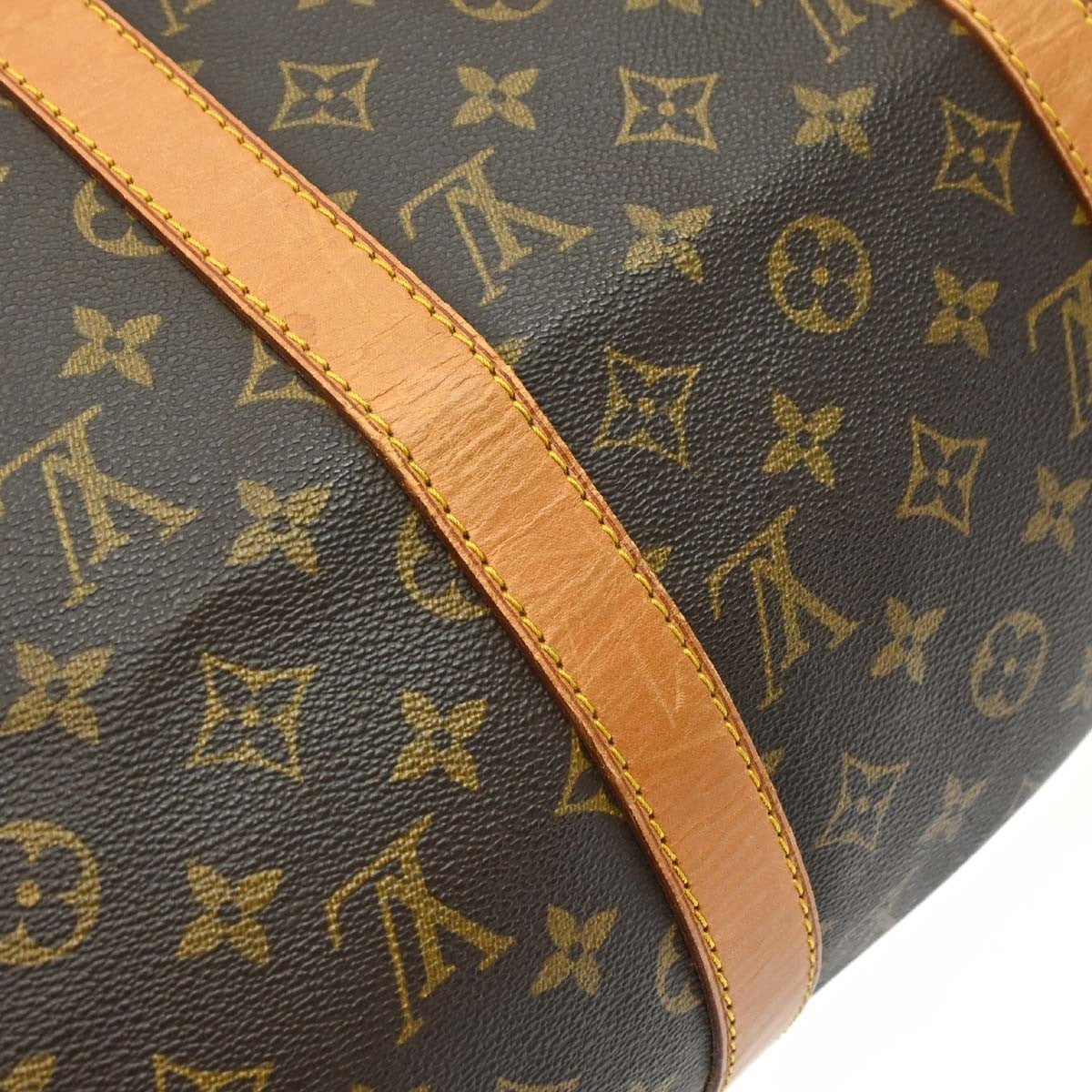 Louis Vuitton Keepall Monogram Canvas Brown Canvas Travel Bag Bag (Pre-Owned)