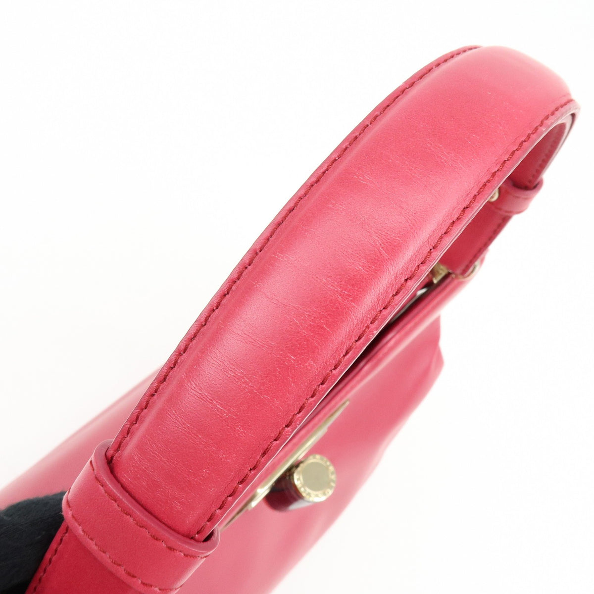 Bvlgari Isabella Rossellini Leather Pink Leather Handbag (Pre-Owned)