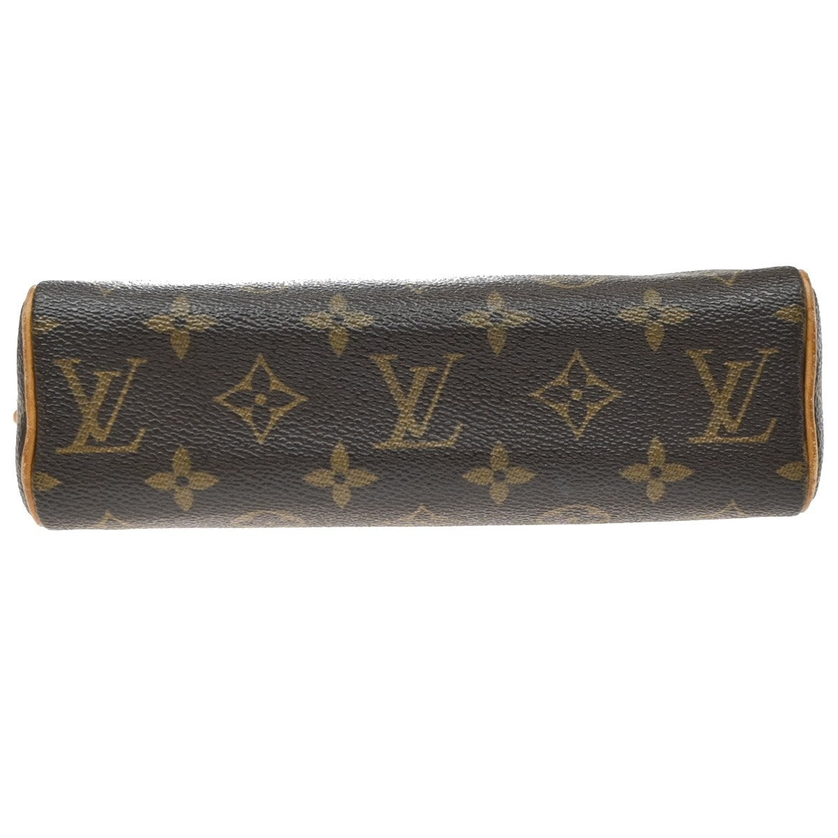 Louis Vuitton Recital Monogram Canvas Brown Leather Shoulder Bag Bag (Pre-Owned)