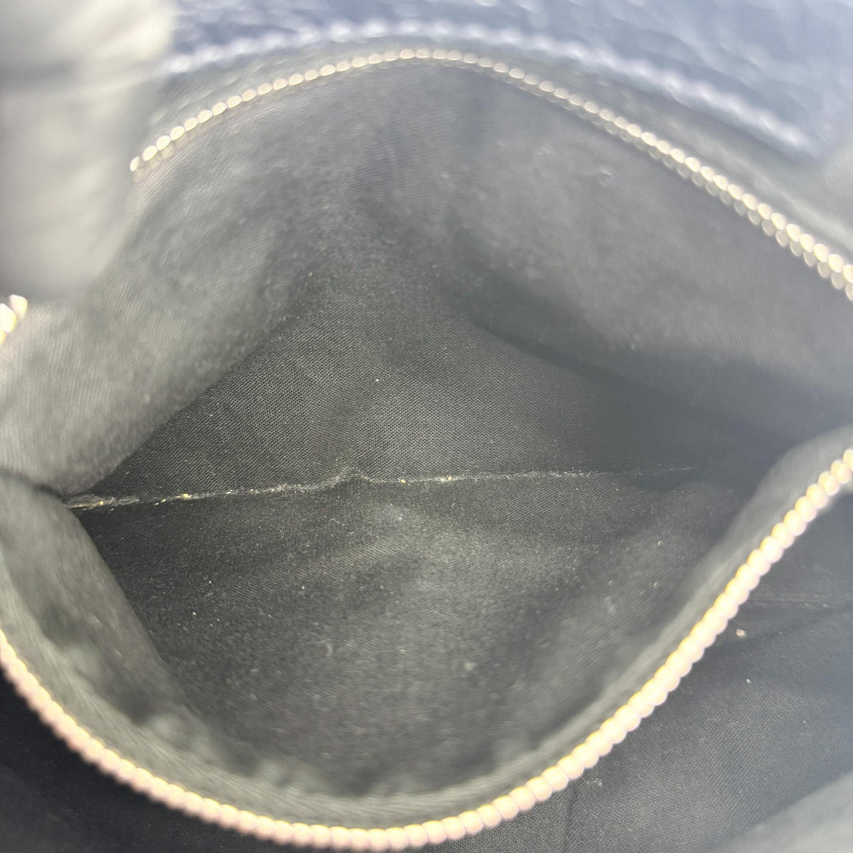 Balenciaga Navy Cabas Leather Black Leather Tote Bag Bag (Pre-Owned)