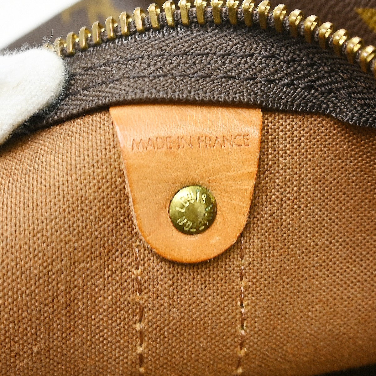 Louis Vuitton Keepall Bandouliere Monogram Canvas Brown Canvas Travel Bag Bag (Pre-Owned)