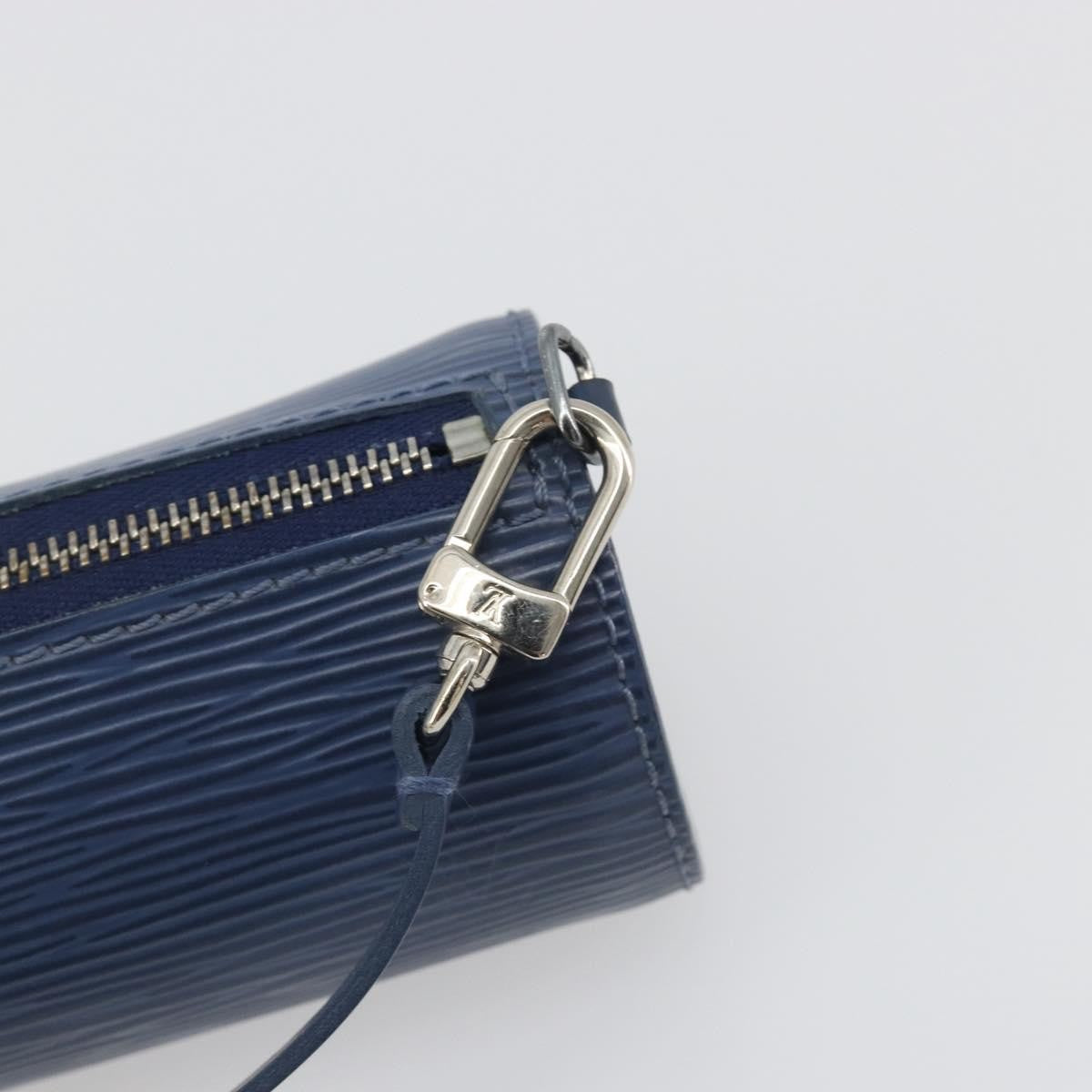 Louis Vuitton Soufflot Pochette Epi Leather Blue Leather Clutche & Pouche Bag (Pre-Owned)