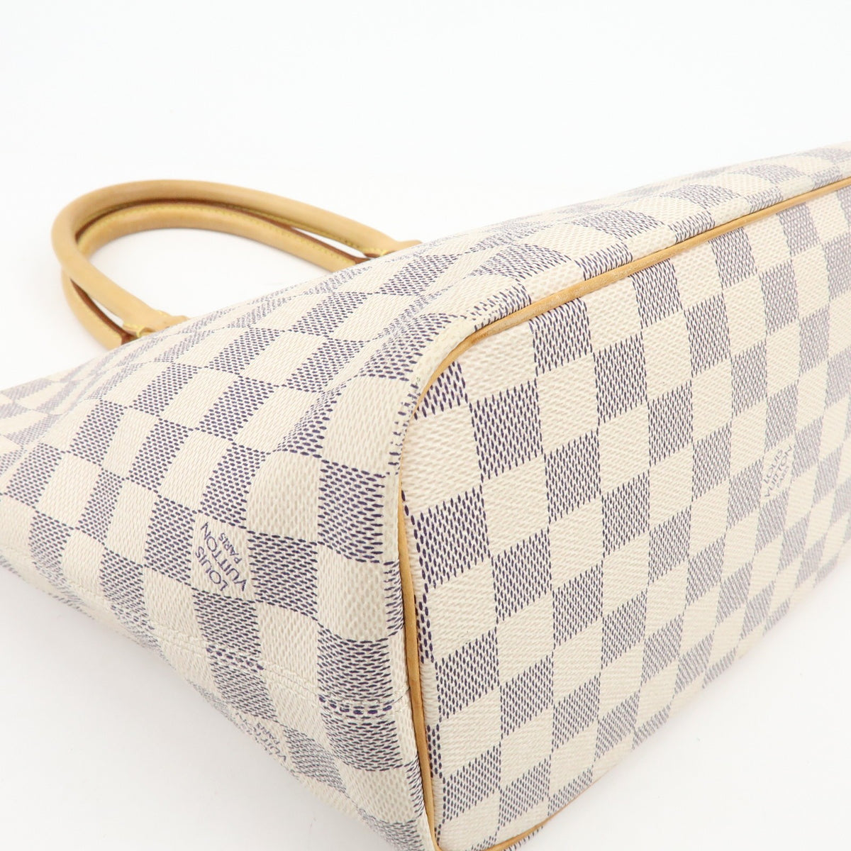 Louis Vuitton Saleya Damier Beige Canvas Handbag (Pre-Owned)