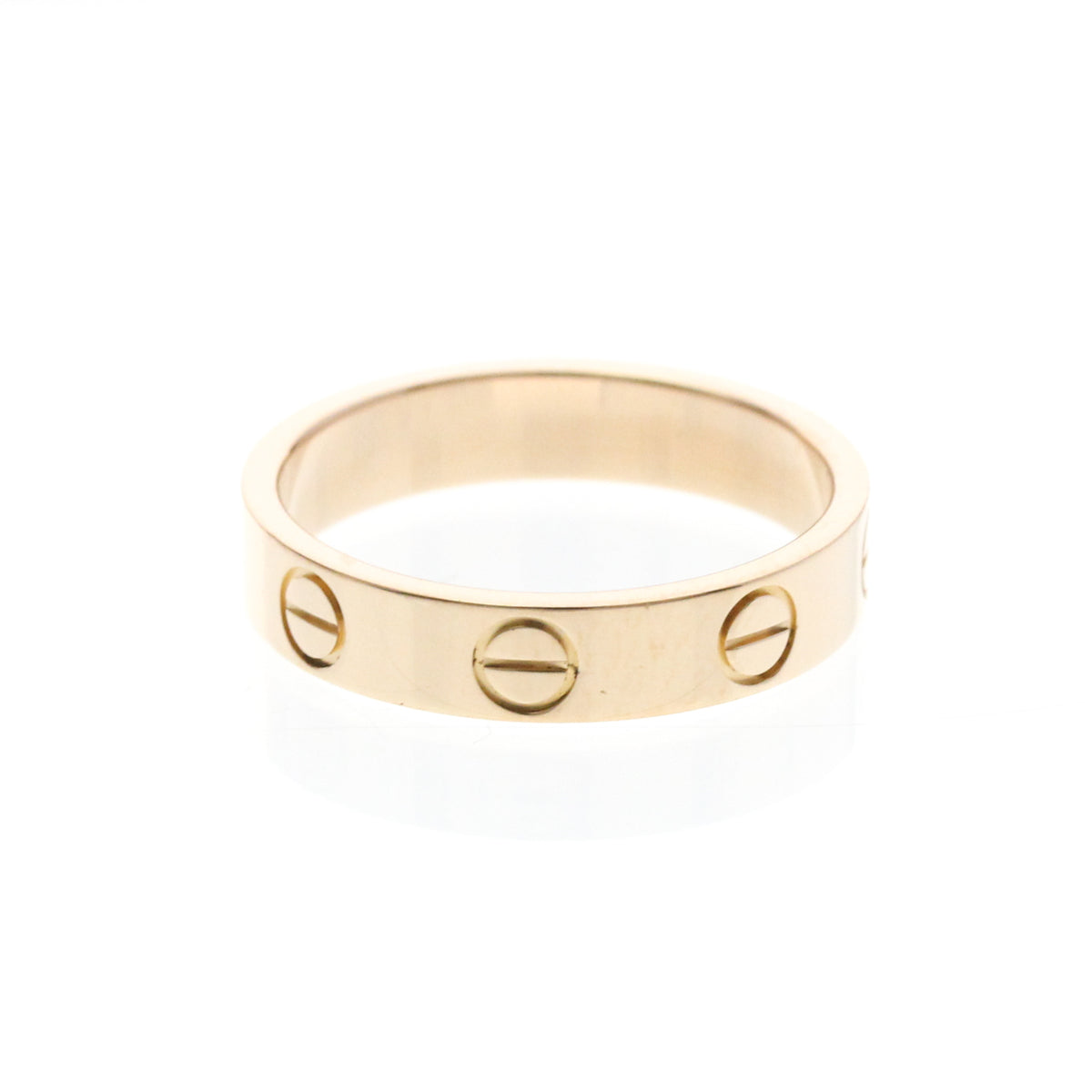 Cartier Love Wedding Band 18K Rose Gold Gold Pink_Gold Ring Jewelry (Pre-Owned)