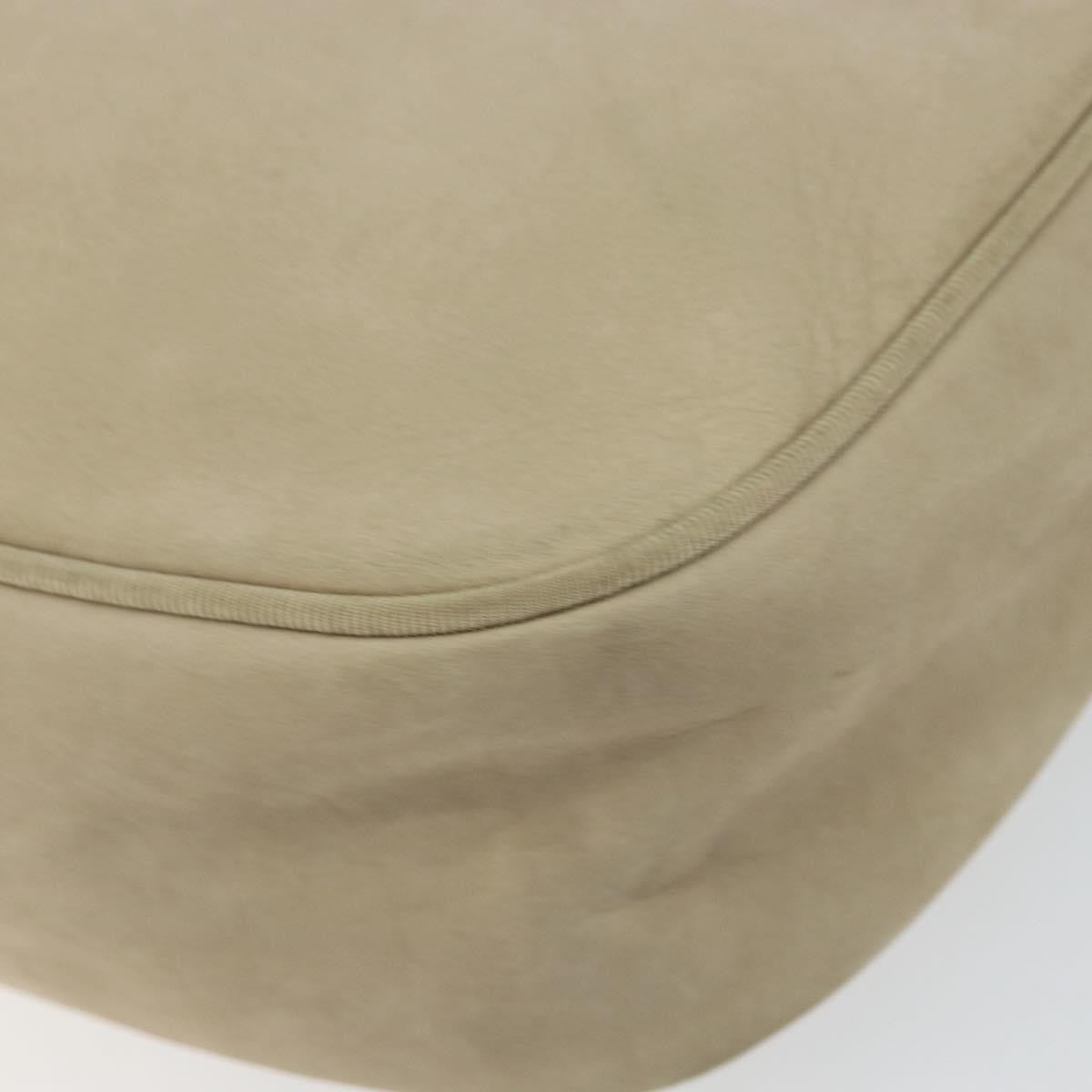Salvatore Ferragamo Vala Suede Beige Suede Shoulder Bag Bag (Pre-Owned)