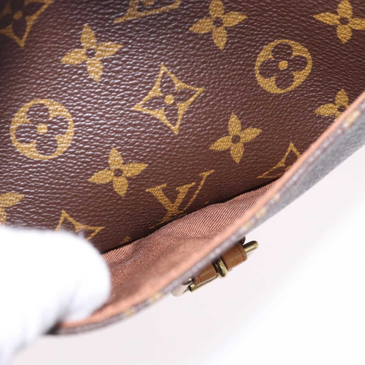 Louis Vuitton Sologne Monogram Brown Canvas Shoulder Bag Bag (Pre-Owned)