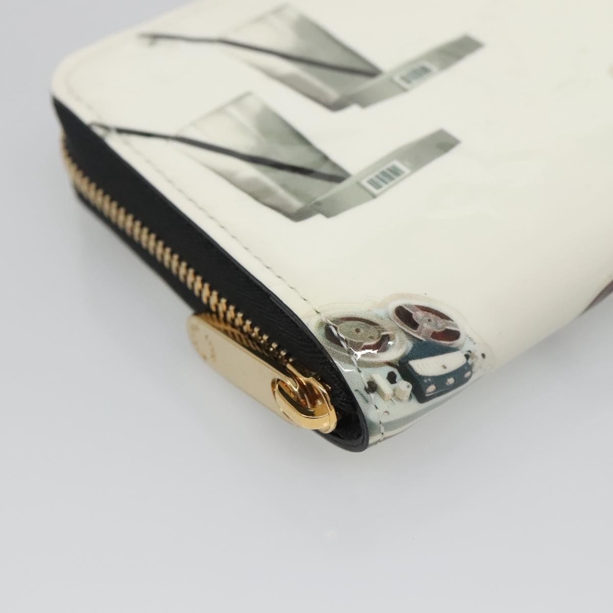 Louis Vuitton Nicolas Ghesquière Zippy Patent Monogram White Patent_Leather Wallets Accessory (Pre-Owned)