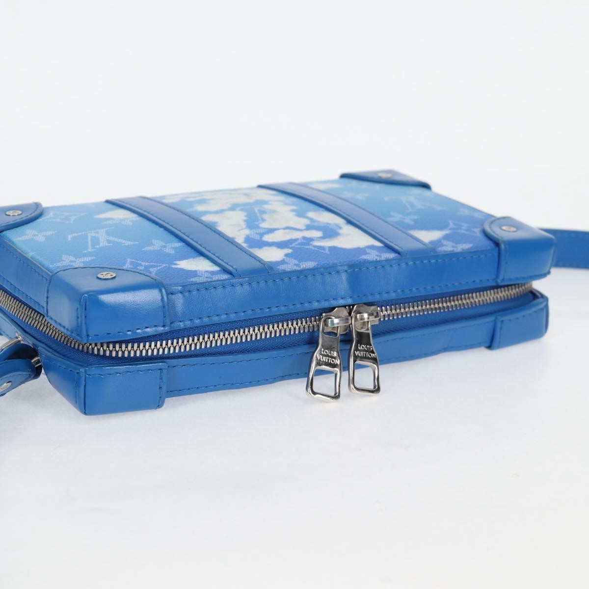 Louis Vuitton Soft Trunk Limited Edition Monogram Clouds Blue Canvas Clutche & Pouche Bag (Pre-Owned)