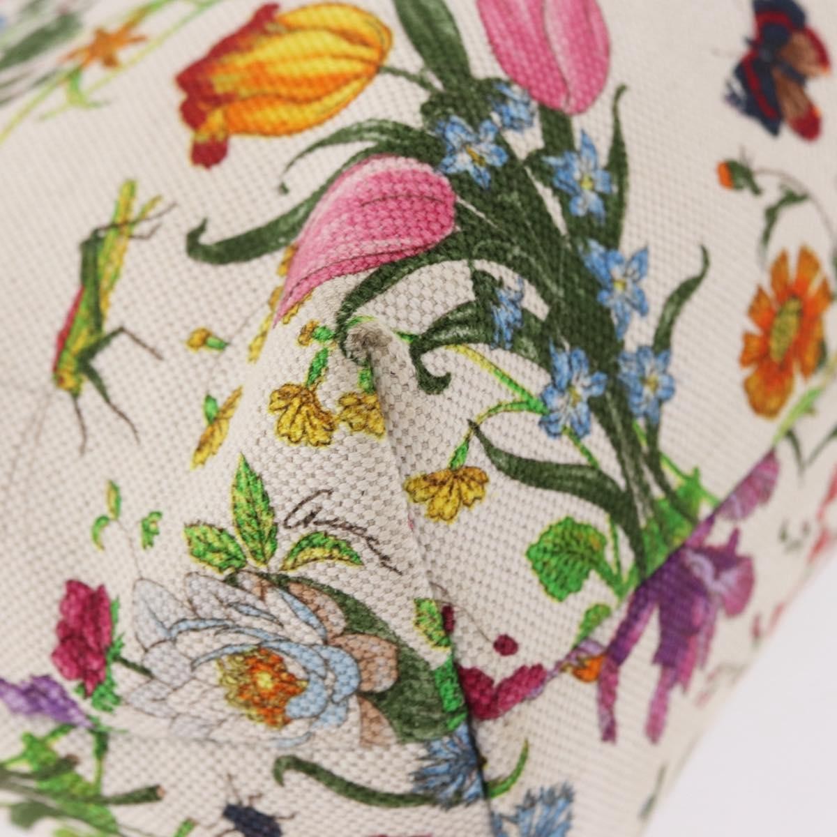 Gucci Craft Flora Canvas Multicolour Canvas Tote Bag Bag (Pre-Owned)