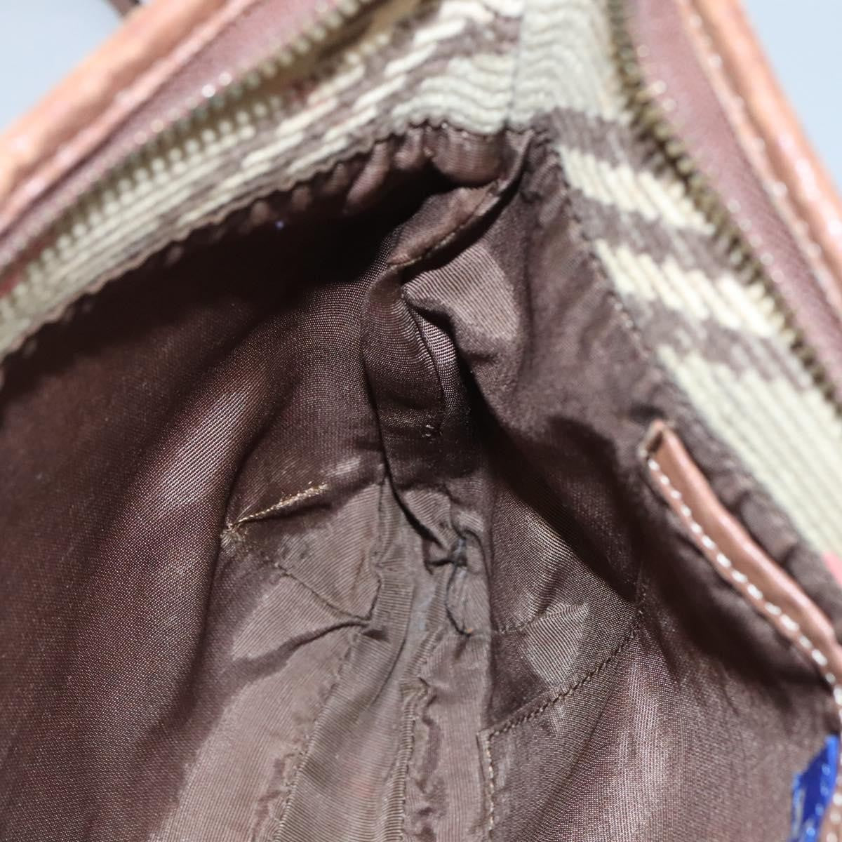 Burberry Blue Label Canvas Beige Canvas Shoulder Bag Bag (Pre-Owned)
