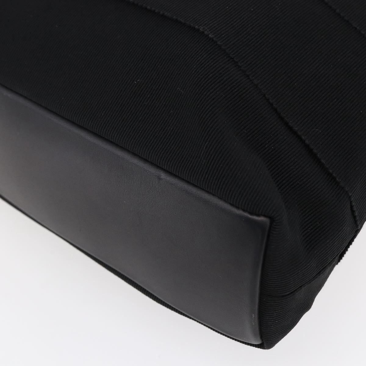 Salvatore Ferragamo Vala Tote Canvas Black Canvas Tote Bag Bag (Pre-Owned)