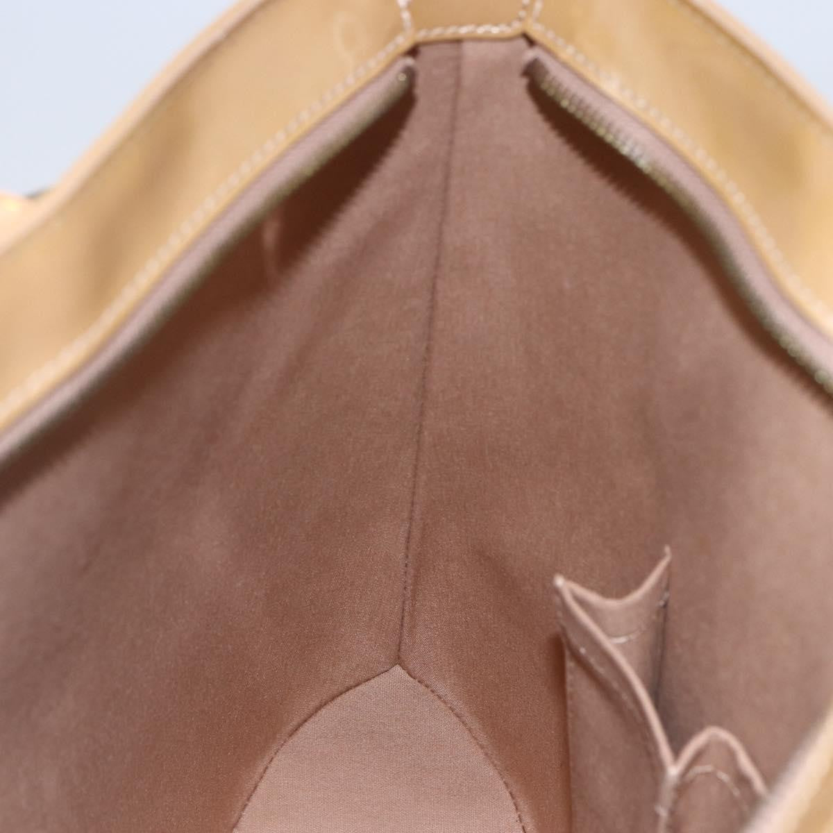 Louis Vuitton Brentwood Monogram Vernis Brown Patent_Leather Bag (Pre-Owned)