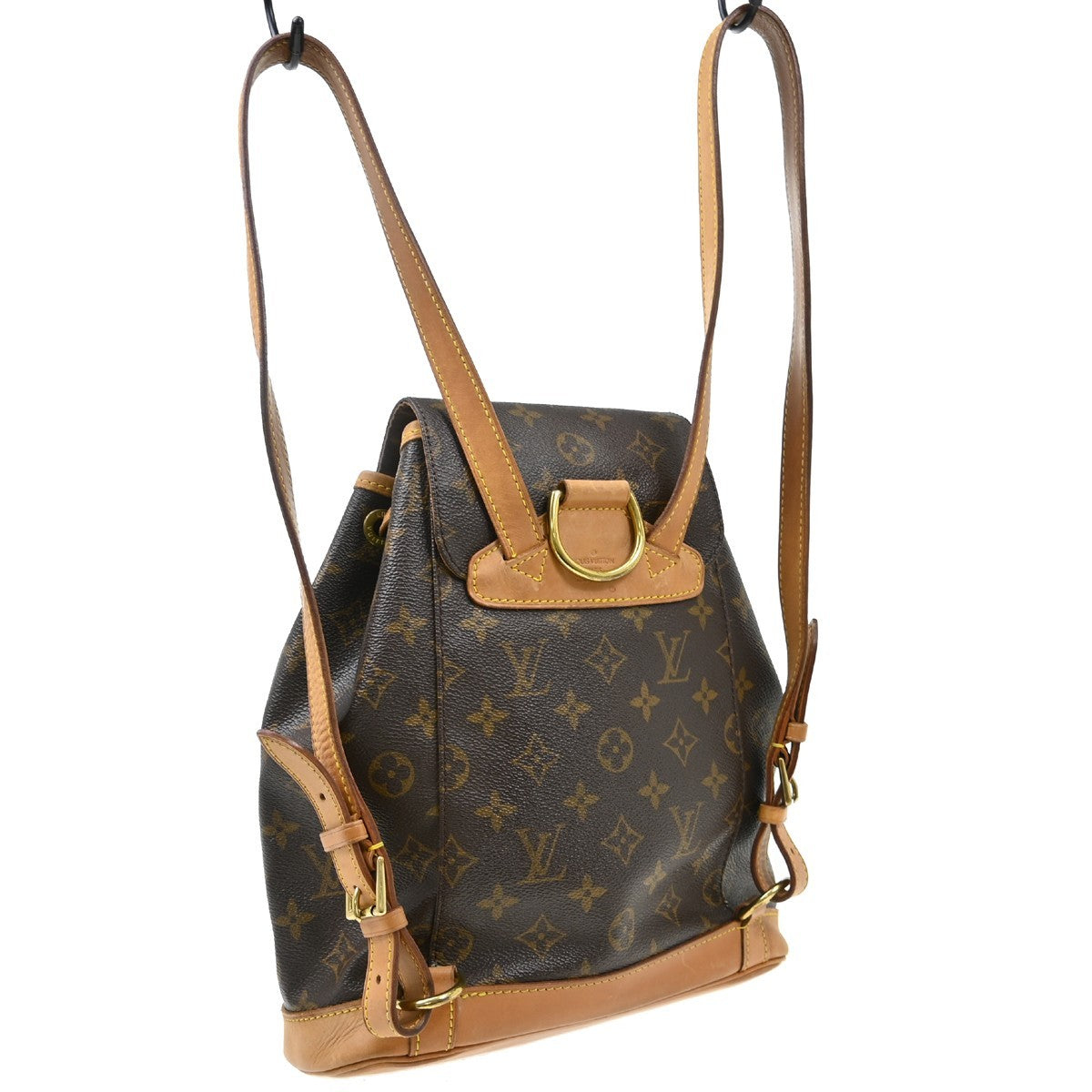 Louis Vuitton Montsouris Monogram Canvas Brown Canvas Backpack Bag (Pre-Owned)