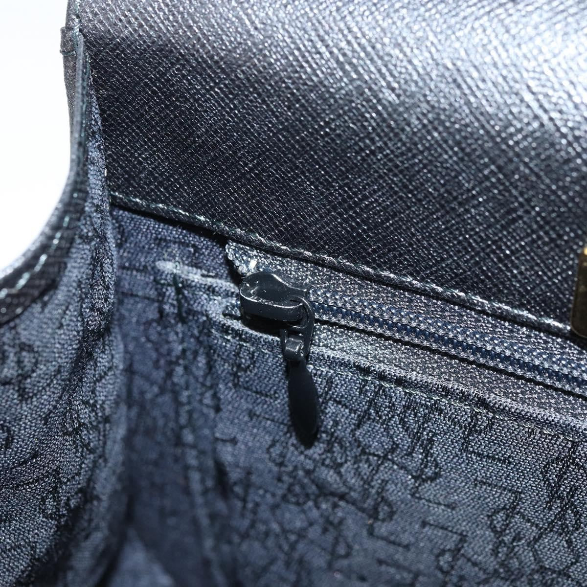 Saint Laurent Vintage Leather Black Leather Shoulder Bag Bag (Pre-Owned)