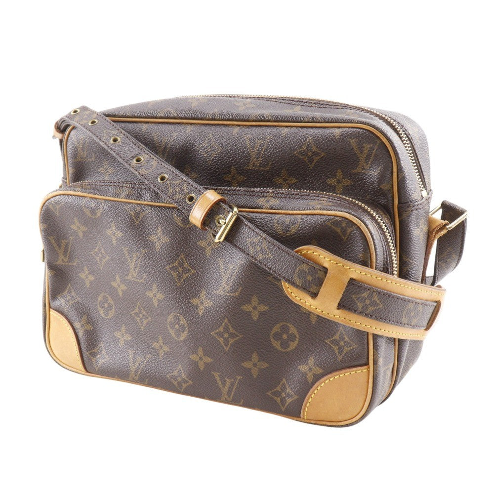 Louis Vuitton Nil Messenger Monogram Canvas Brown Canvas Handbag (Pre-Owned)