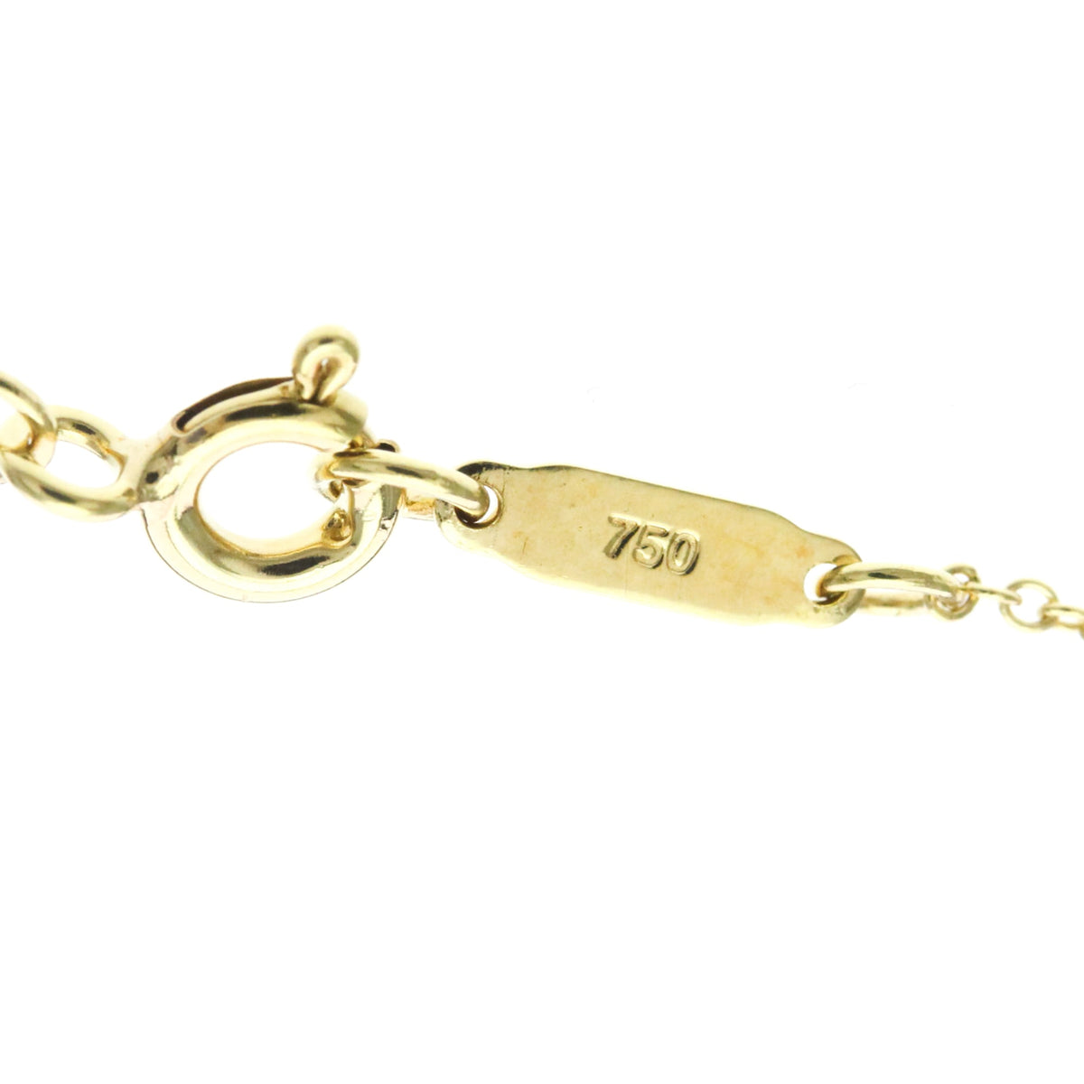 Tiffany & Co. Bow Pendant 18K Yellow Gold Gold Yellow_Gold Necklace Jewelry (Pre-Owned)