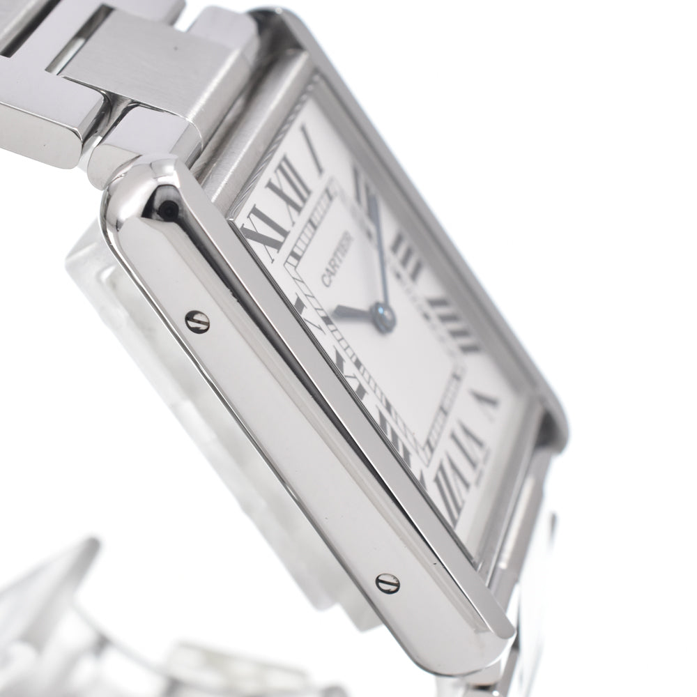 Cartier Tank Solo Quartz Stainless Steel Watch (Pre-Owned)