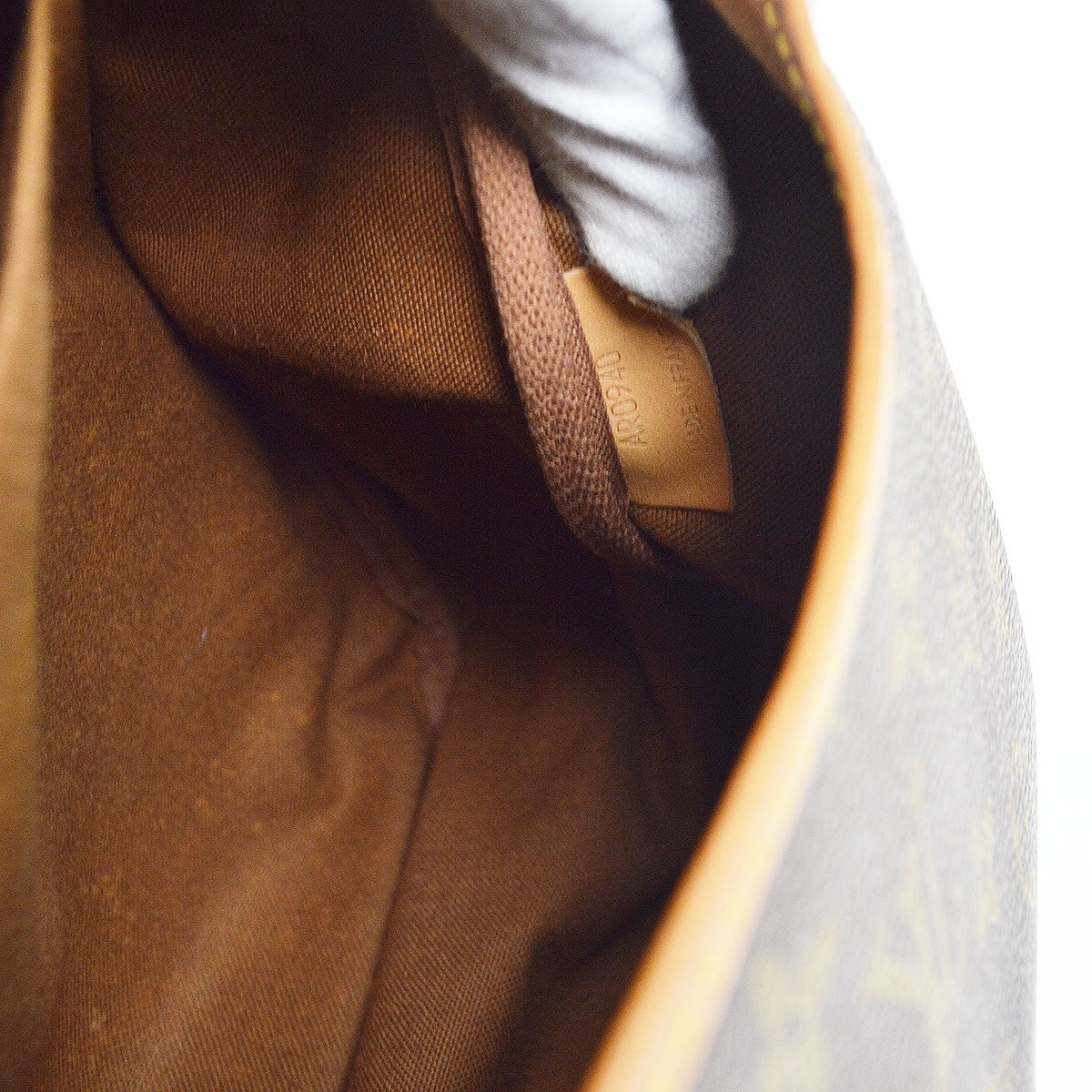 Louis Vuitton Saumur Monogram Canvas Brown Canvas Shoulder Bag Bag (Pre-Owned)