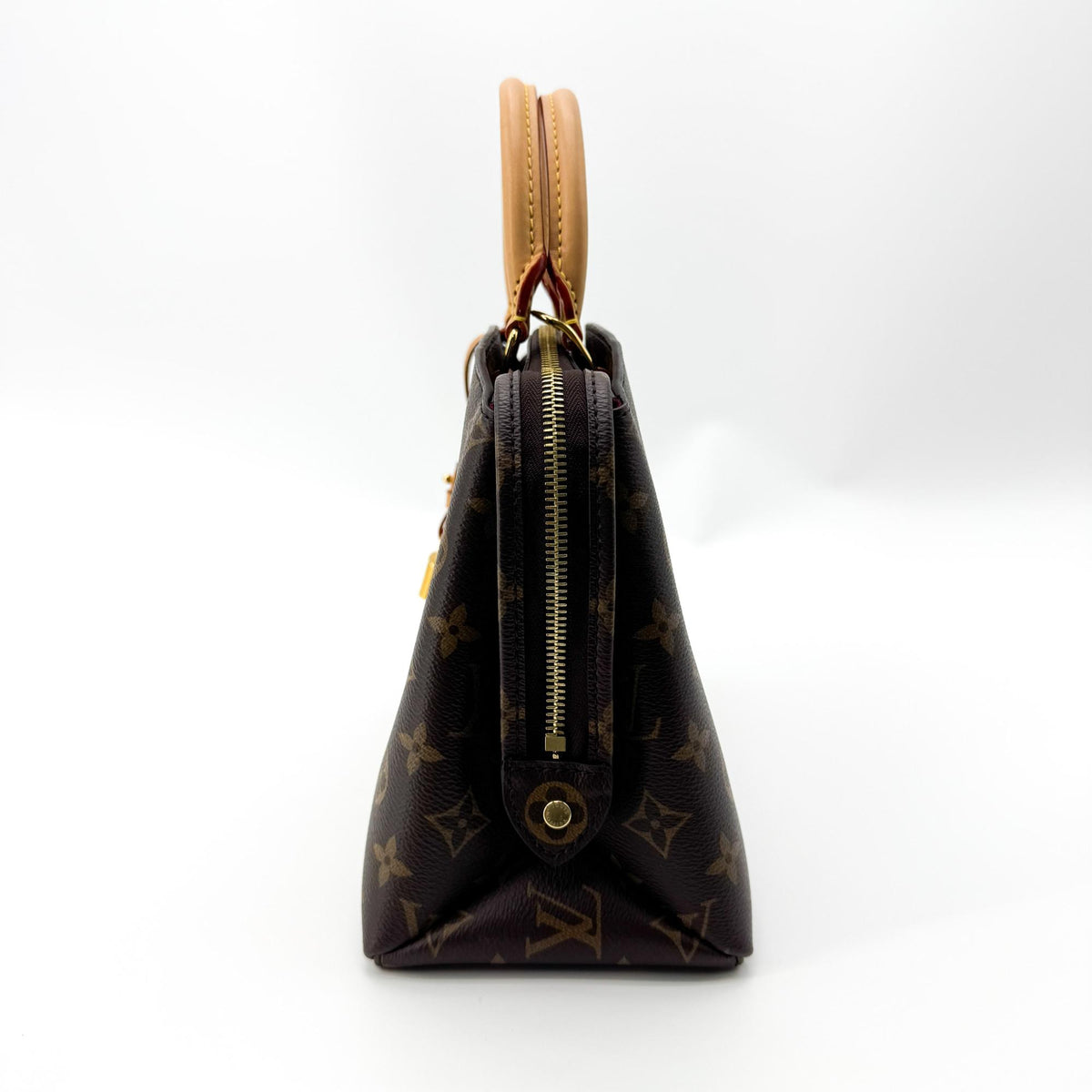 Louis Vuitton Petit Palais Monogram Canvas Brown Canvas Handbag (Pre-Owned)