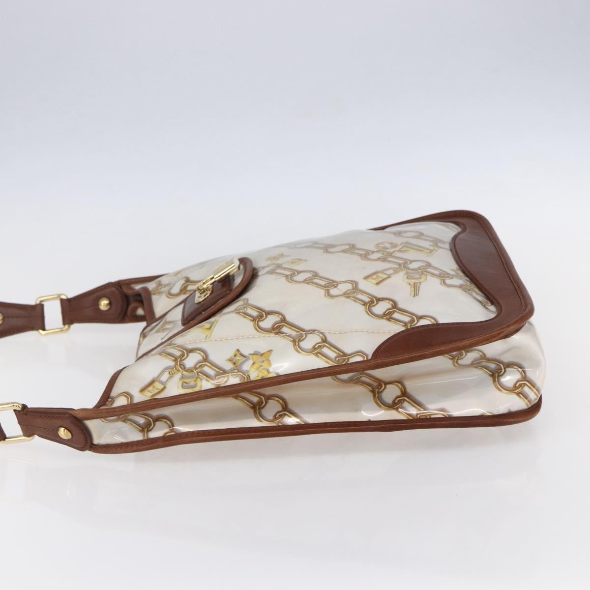 Louis Vuitton Charms Musette Pvc Over Printed Silk White Plastic Shoulder Bag Bag (Pre-Owned)