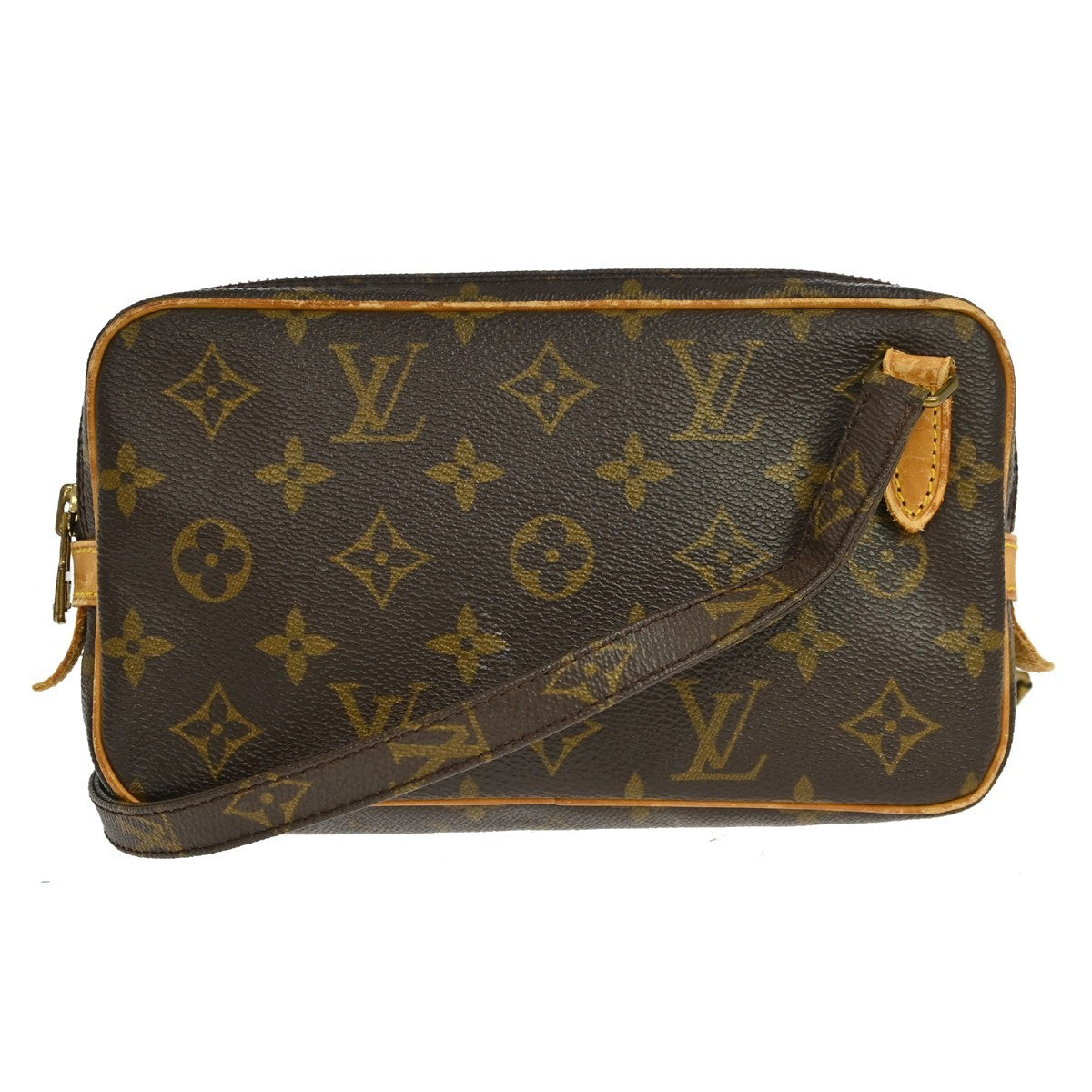 Louis Vuitton Pochette Marly Bandouliere Monogram Canvas Brown Canvas Clutche & Pouche Bag (Pre-Owned)