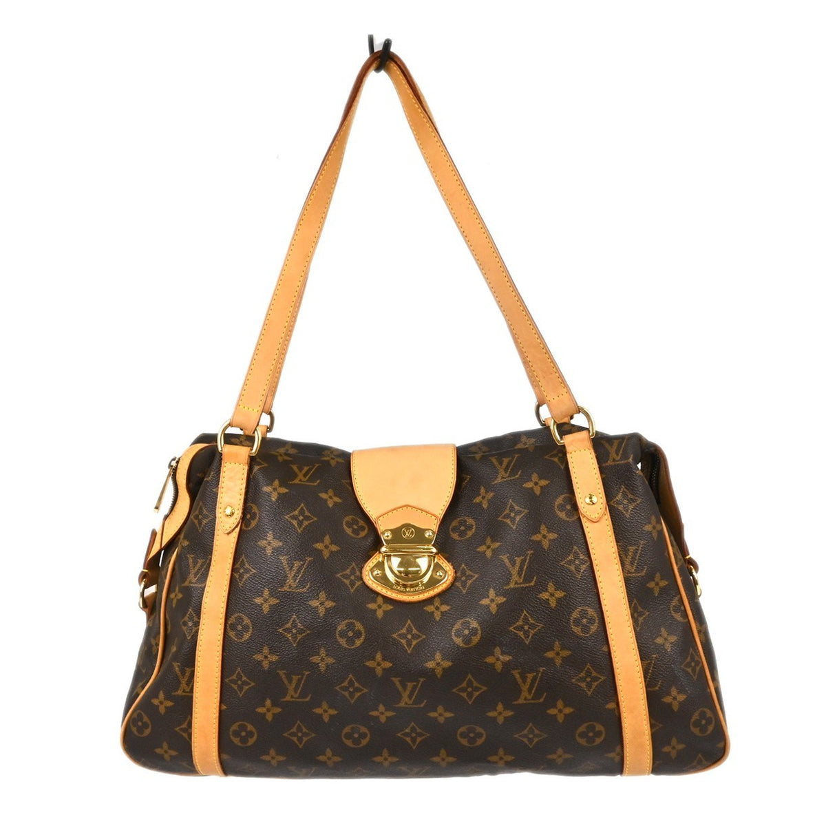 Louis Vuitton Stresa Monogram Canvas Brown Canvas Handbag (Pre-Owned)