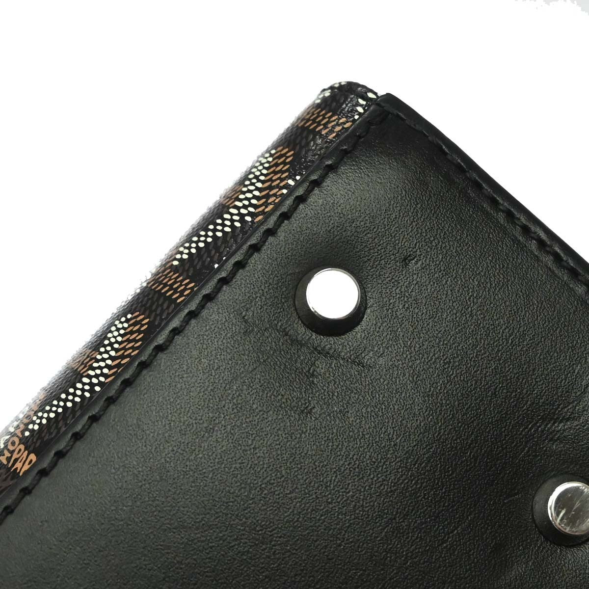Goyard Comores Coated Canvas Black Canvas Tote Bag Bag (Pre-Owned)
