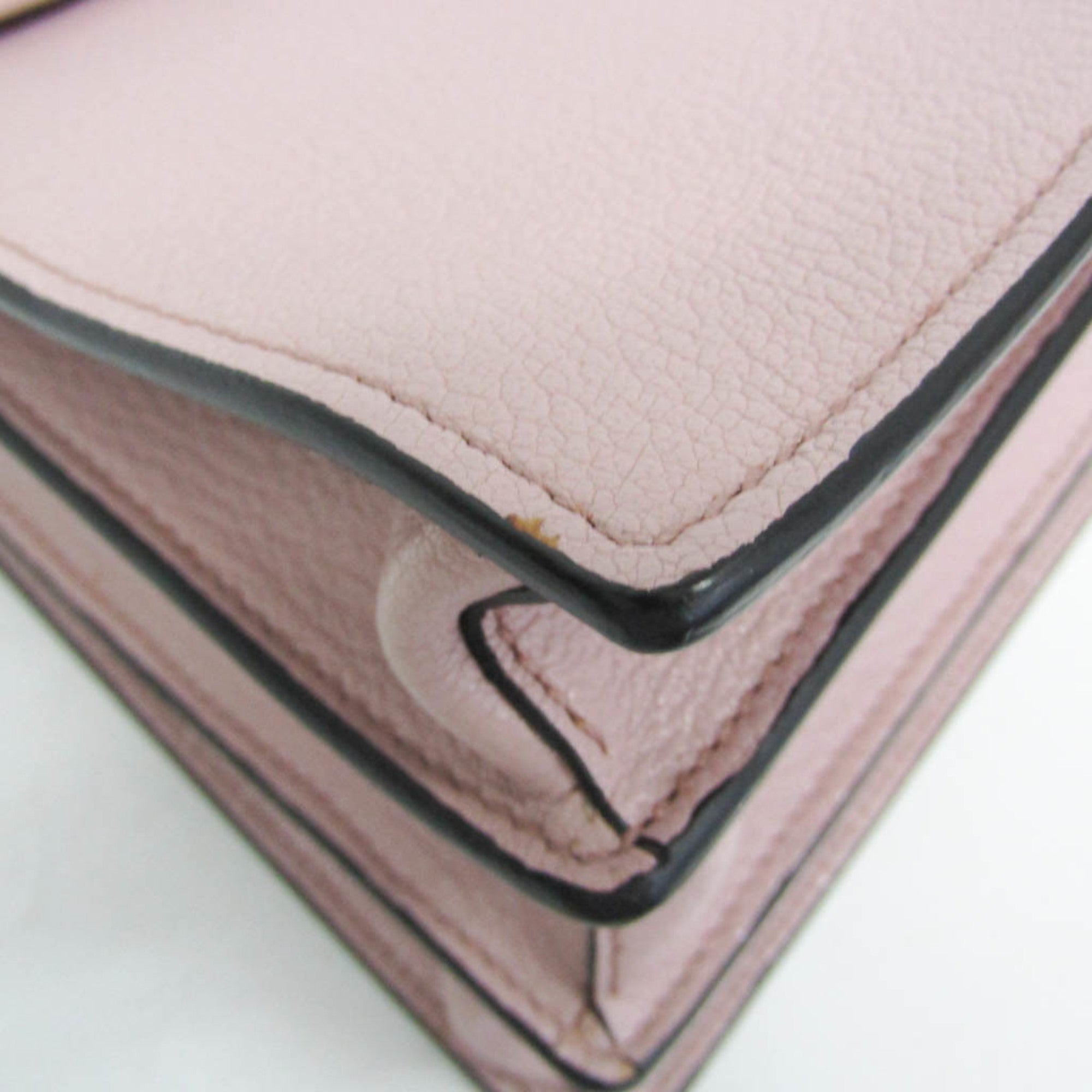 Miu Miu Madras Convertible Compartment Top Handle Leather Pink Leather Handbag (Pre-Owned)
