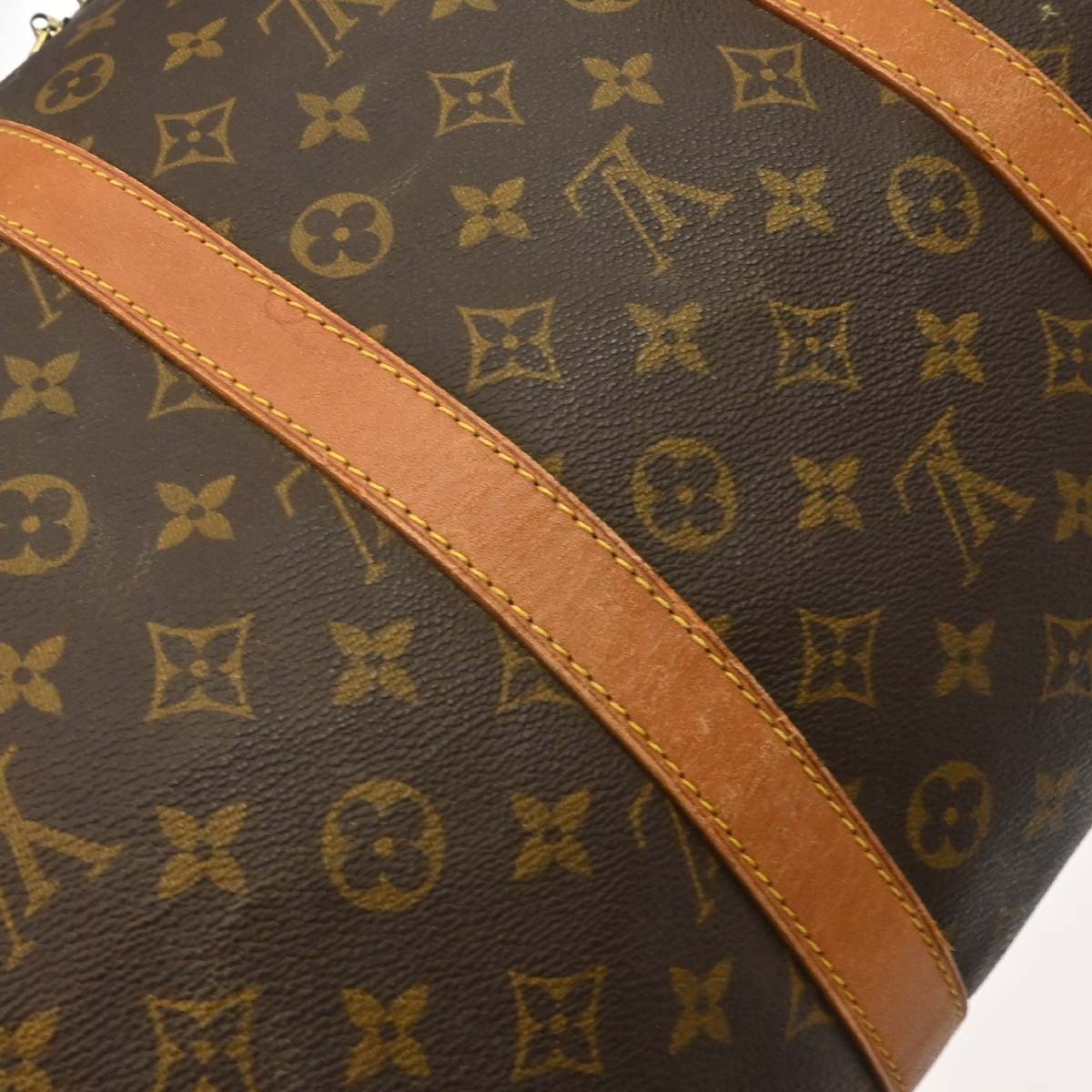 Louis Vuitton Keepall Monogram Canvas Brown Canvas Travel Bag Bag (Pre-Owned)