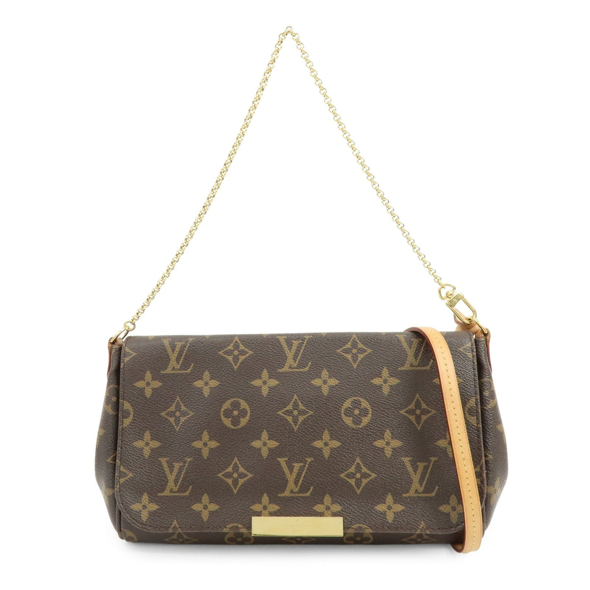Louis Vuitton Favorite Monogram Canvas Brown Canvas Handbag (Pre-Owned)