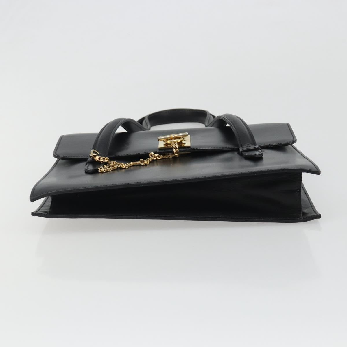 Celine Handbag Leather Black Leather Handbag (Pre-Owned)