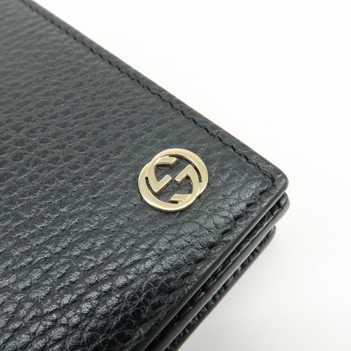 Gucci Betty Chain Wallet (Outlet) Leather Black Leather Crossbody Bag Bag (Pre-Owned)