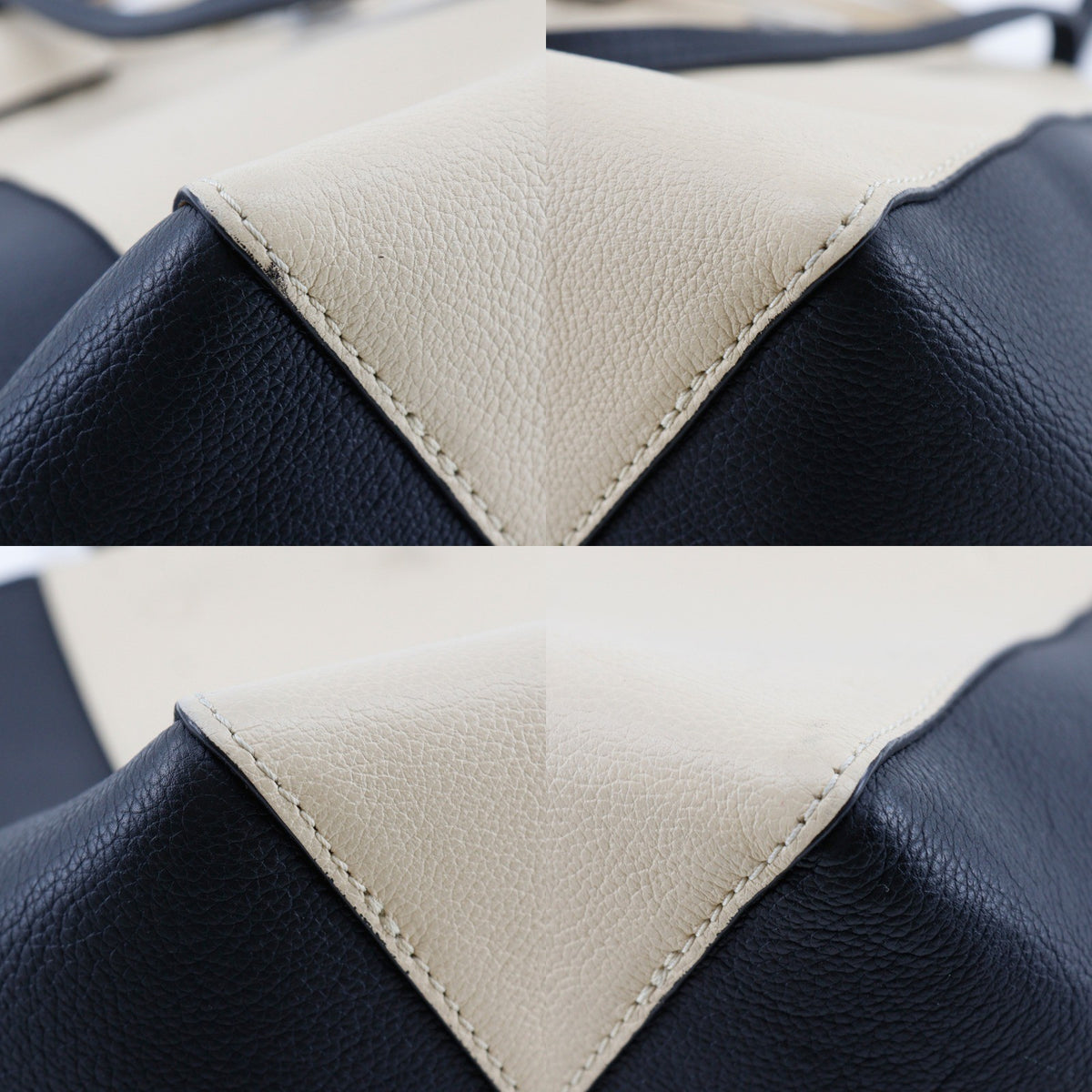Louis Vuitton Lockme Cabas Leather Beige Leather Tote Bag Bag (Pre-Owned)