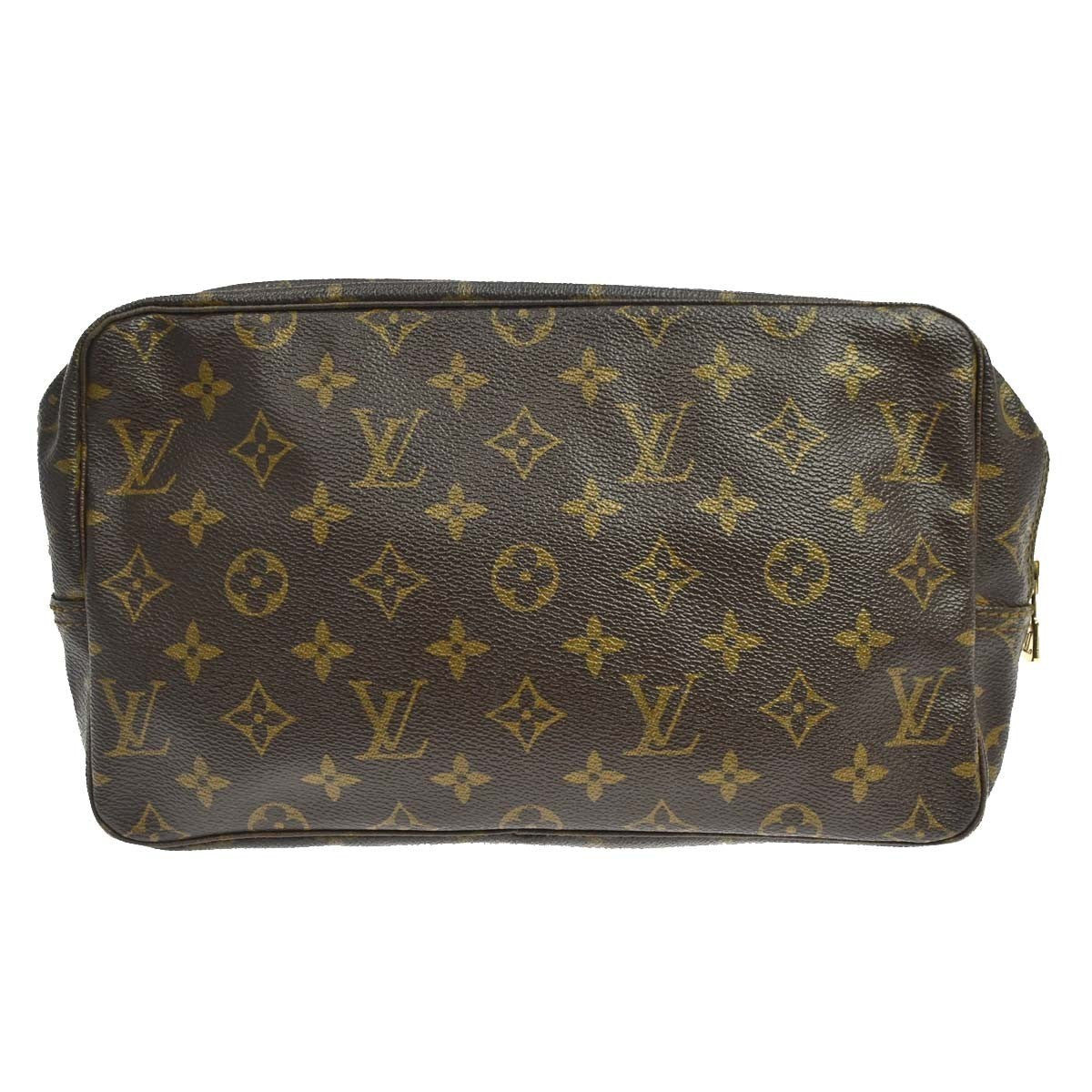 Louis Vuitton Trousse Toiletry Monogram Canvas Brown Canvas Toiletry Case Accessory (Pre-Owned)