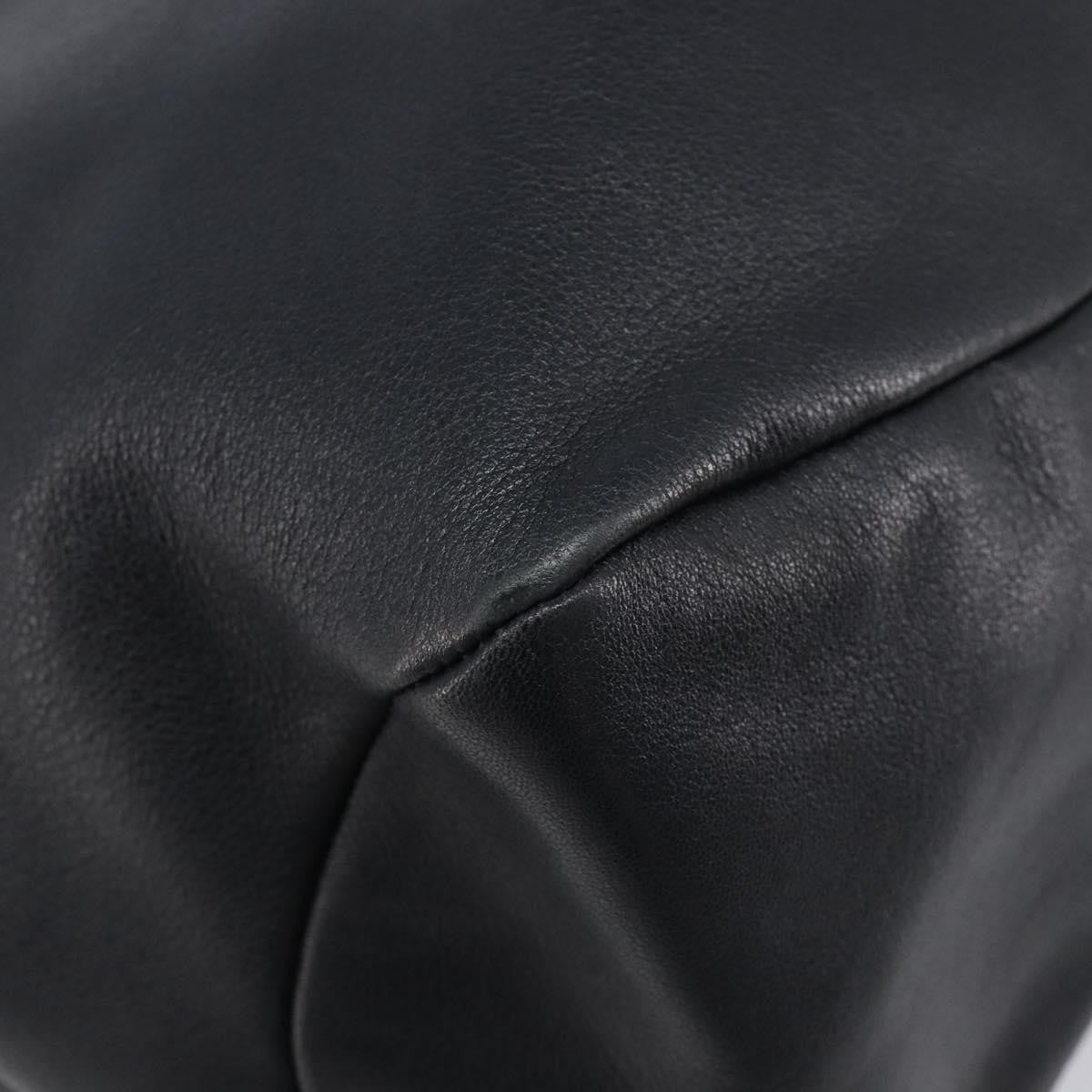 Salvatore Ferragamo Vala Tote Leather Black Leather Tote Bag Bag (Pre-Owned)