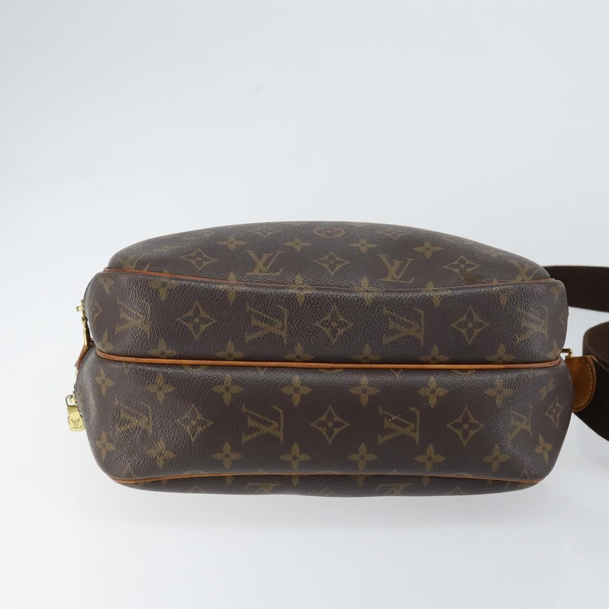 Louis Vuitton Reporter Monogram Canvas Brown Canvas Shoulder Bag Bag (Pre-Owned)