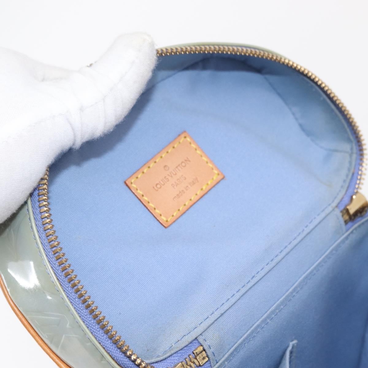 Louis Vuitton Sullivan Monogram Vernis Blue Patent_Leather Shoulder Bag Bag (Pre-Owned)