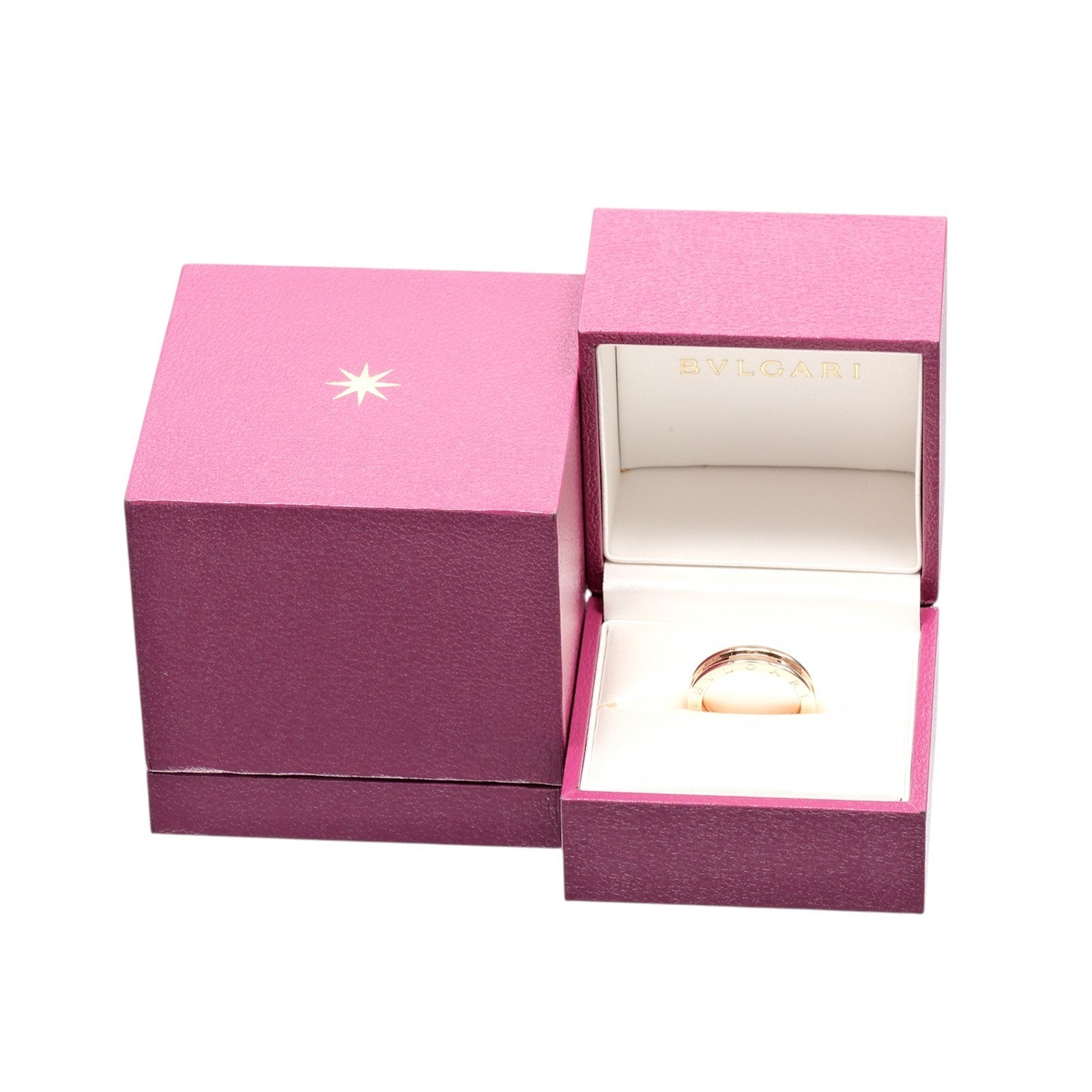 Bvlgari B.Zero1 One Band 18K Rose Gold Gold Pink_Gold Ring Jewelry (Pre-Owned)