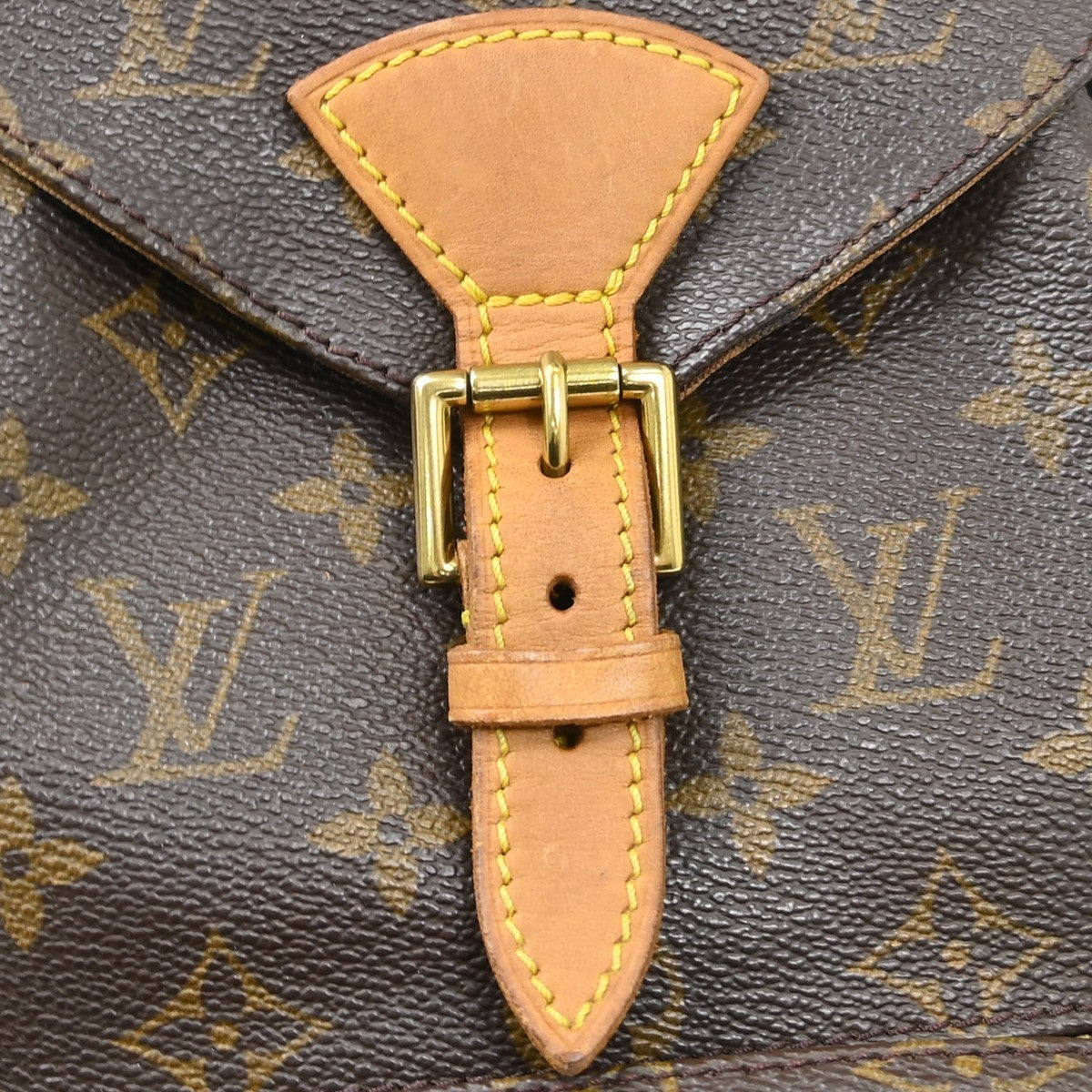 Louis Vuitton Montsouris Monogram Canvas Brown Canvas Backpack Bag (Pre-Owned)