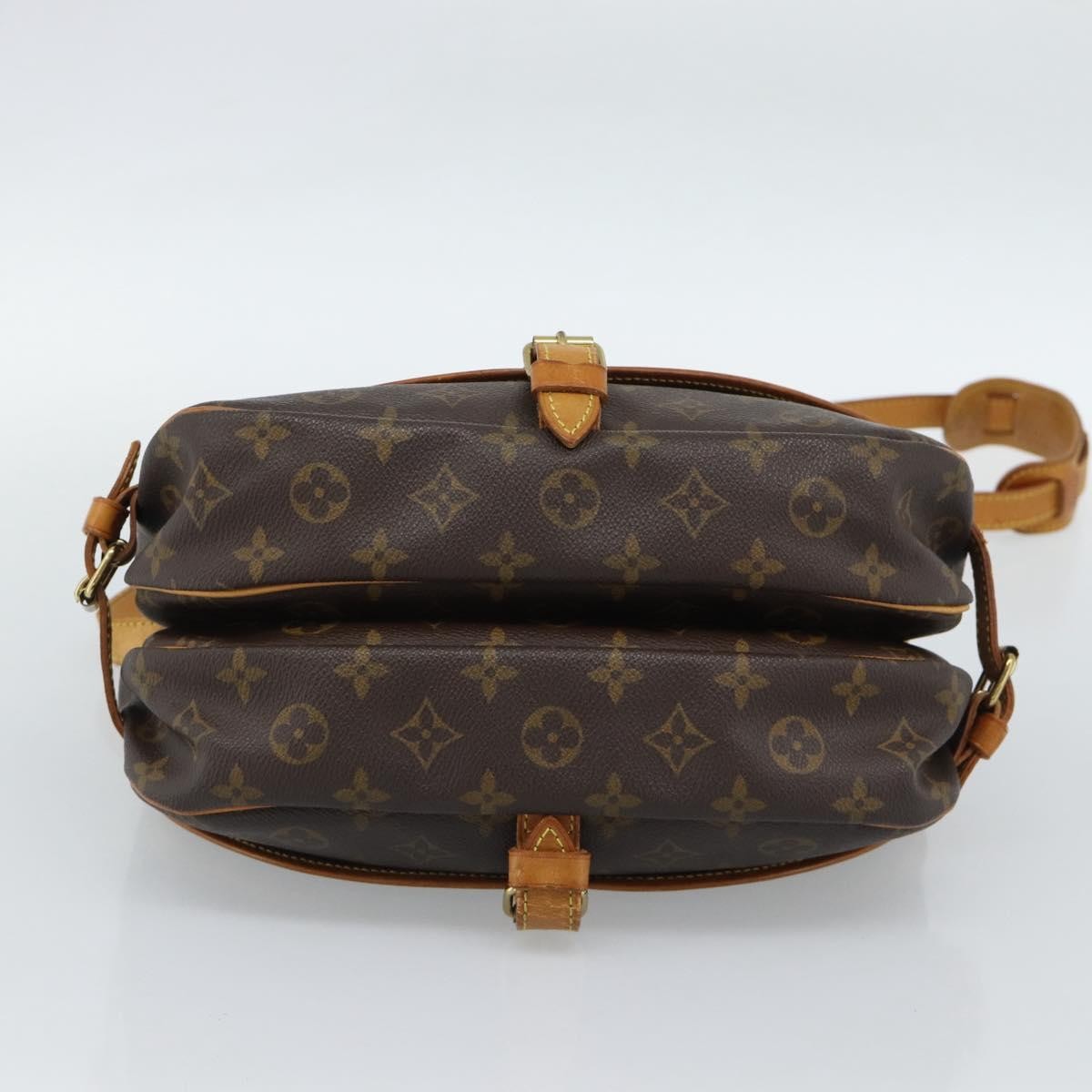 Louis Vuitton Saumur Monogram Canvas Brown Canvas Shoulder Bag Bag (Pre-Owned)