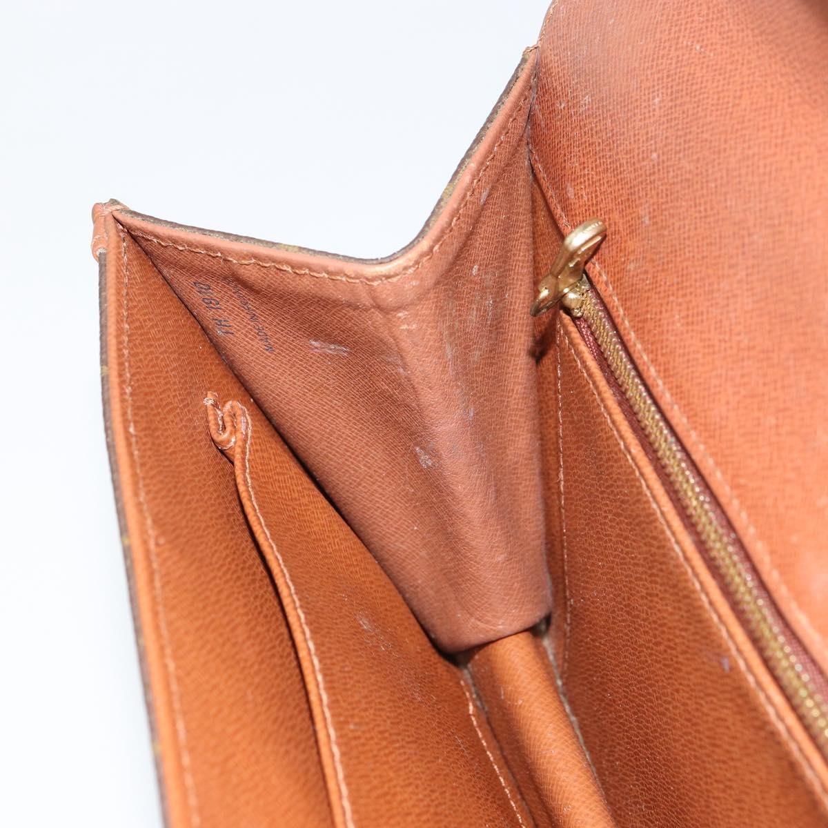 Louis Vuitton Dame Pochette Monogram Canvas Brown Canvas Clutche & Pouche Bag (Pre-Owned)