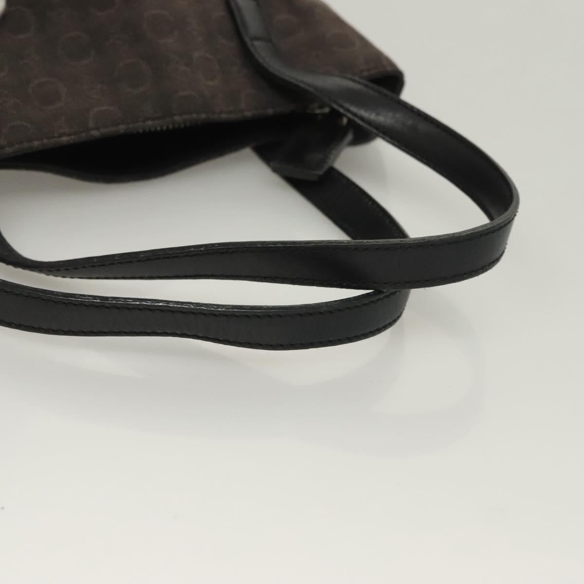 Celine C Macadam Canvas Black Canvas Handbag (Pre-Owned)