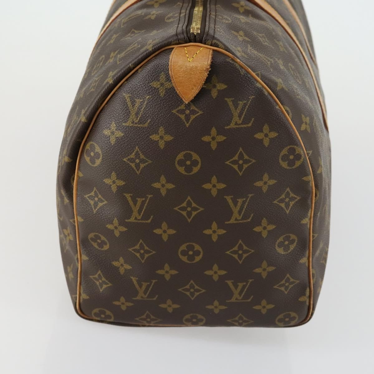Louis Vuitton Keepall Monogram Canvas Brown Canvas Travel Bag Bag (Pre-Owned)
