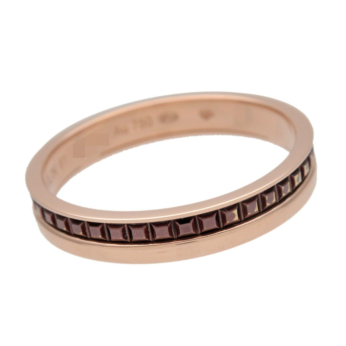 Boucheron Quatre 18K Pink Gold Gold Rose_Gold Ring Jewelry (Pre-Owned)