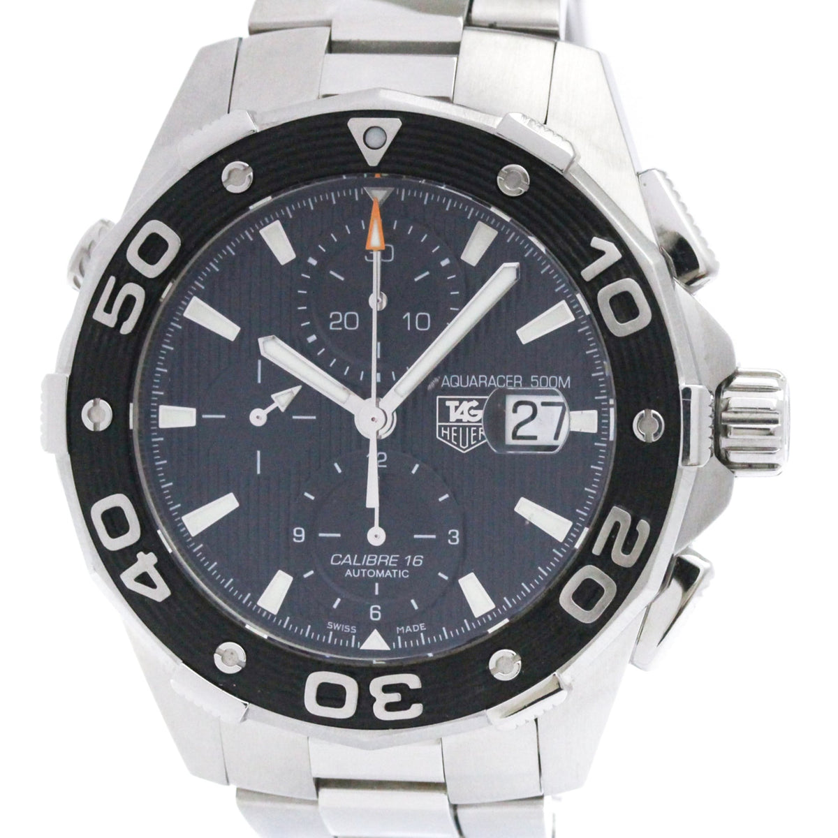 Tag Heuer Aquaracer 500M Chronograph Automatic Stainless Steel Watch (Pre-Owned)