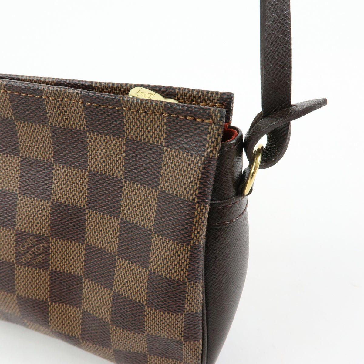 Louis Vuitton Trousse Make Up Damier Brown Canvas Clutche & Pouche Bag (Pre-Owned)
