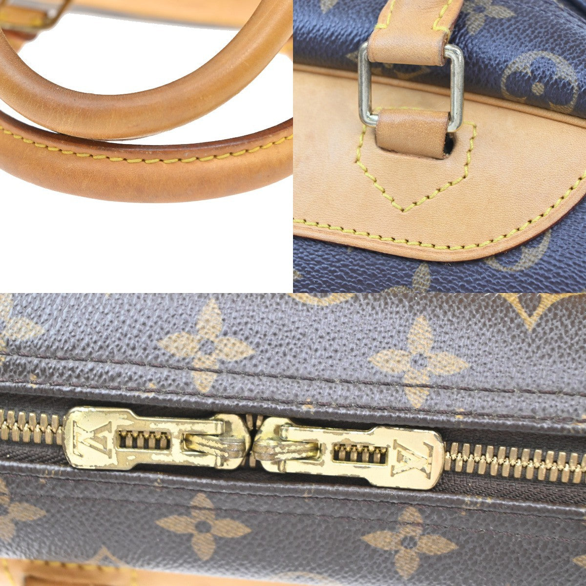 Louis Vuitton Trouville Monogram Canvas Brown Canvas Handbag (Pre-Owned)