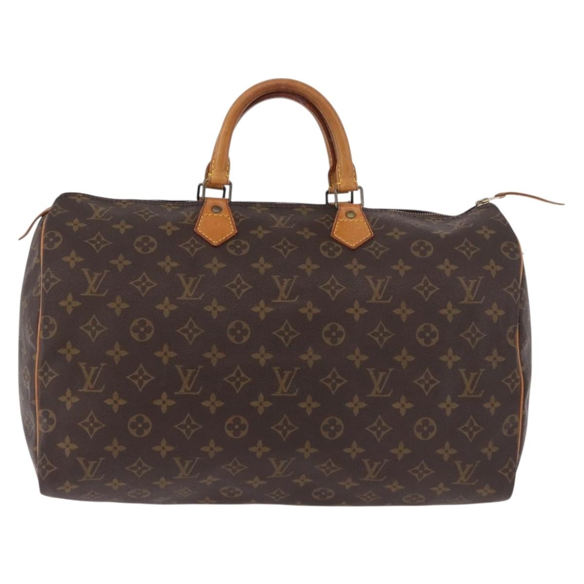 Louis Vuitton Speedy Monogram Canvas Brown Canvas Handbag (Pre-Owned)