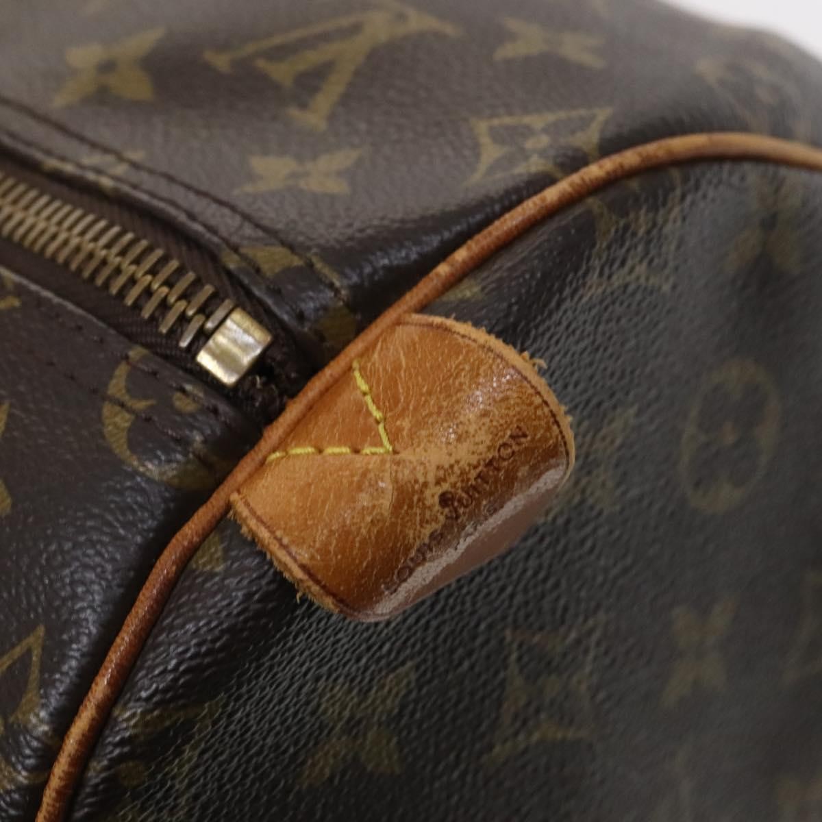 Louis Vuitton Keepall Monogram Canvas Brown Canvas Travel Bag Bag (Pre-Owned)