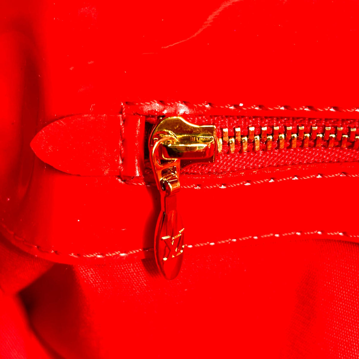 Louis Vuitton Sobe Clutch Patent Red Patent_Leather Clutche & Pouche Bag (Pre-Owned)